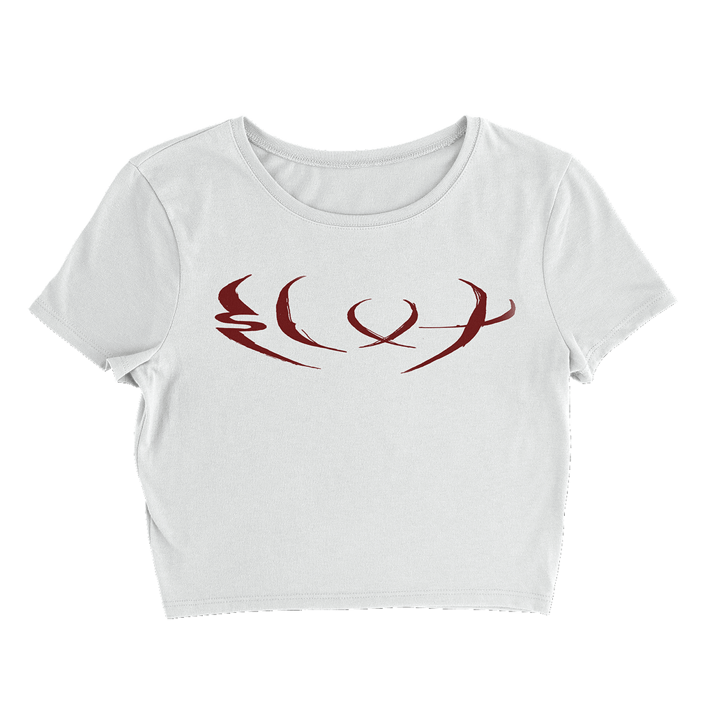 S!ut Crop Tee (White)