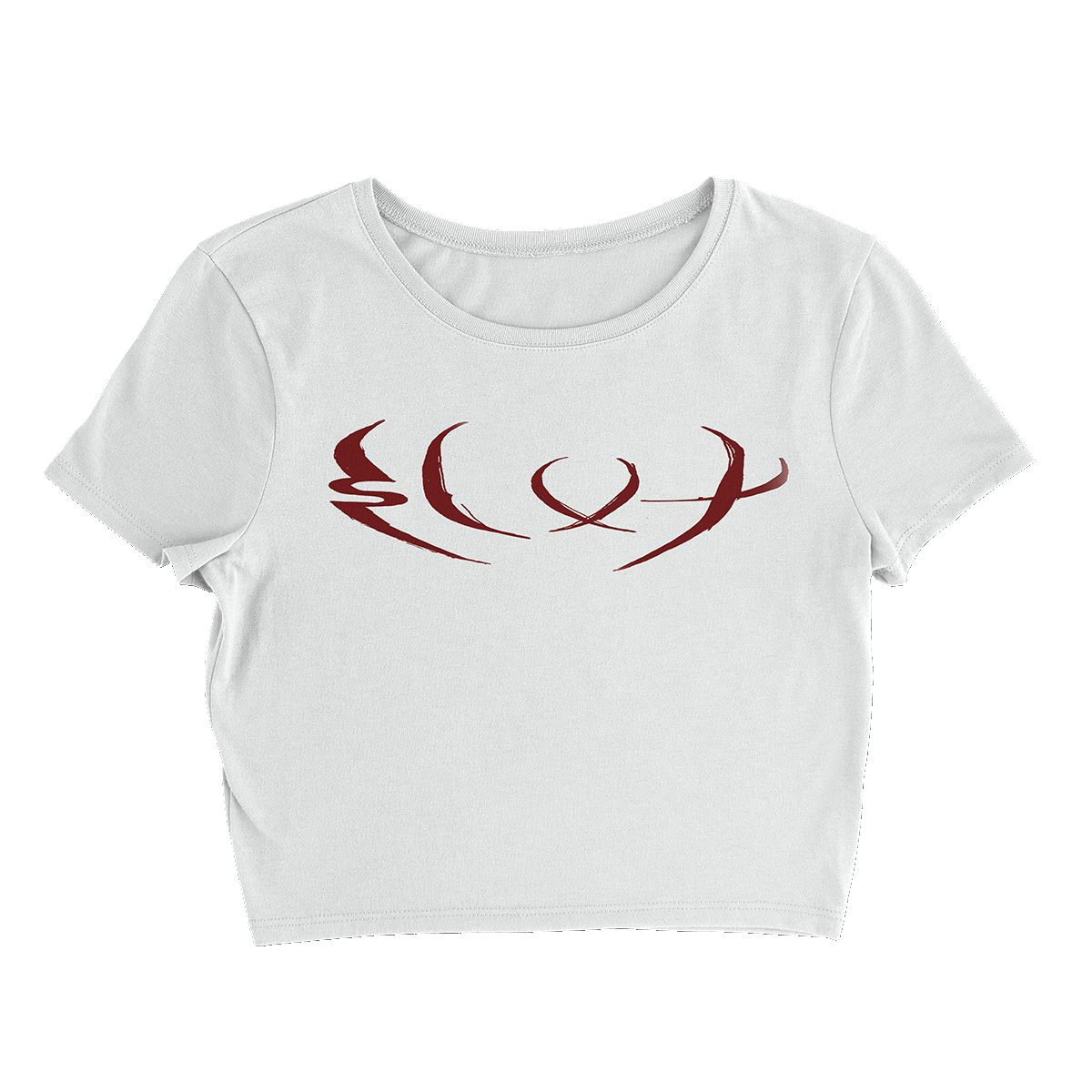 S!ut Crop Tee (White)