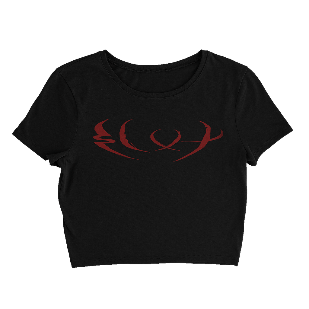 S!ut Crop Tee (Black)